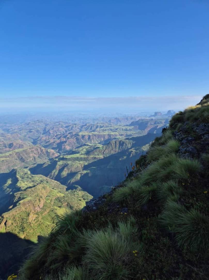 Dramatic landscape of the Simien Mountains in Ethiopia